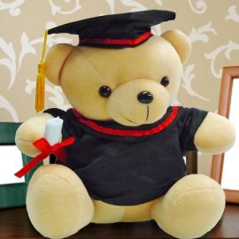 Add-on 18cm Sitting Graduation Bear
