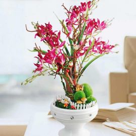 Artificial Orchid Table Arrangement