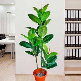 Artificial Rubber Tree 138cm Height