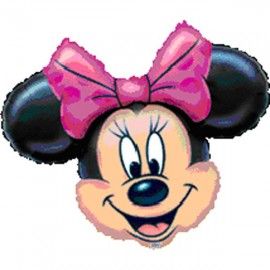 Add On Minnie Mouse Helium Balloon (Head Only)