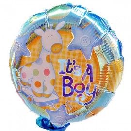 An On Giraffe "It's A Boy!" Balloon (Round)