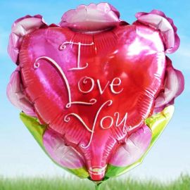Add-on 9 inches ( I Love You ) balloon