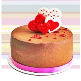 Strawberry Chocolate Cake ( 6 inch round 750gm)