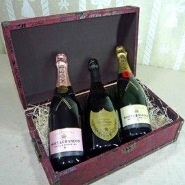 Dom Perignon Vintage & 2 Moet & Chandon Champagne