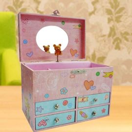Musical Box ( Pink Roses Design )