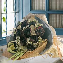 Yam Black Roses HandBouquet