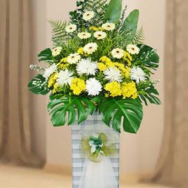 Gerbera Funeral Flowers Arrangement