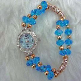 Blue Crystal Watch WA008