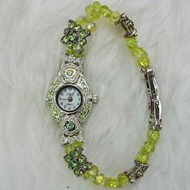 Green Crystal Watch WA018