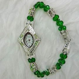Green Crystal Watch WA025